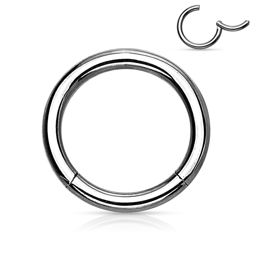 ENDLESS RING DI ACCIAIO STERILE 316L CON CARDINE 0.8 X 8MM