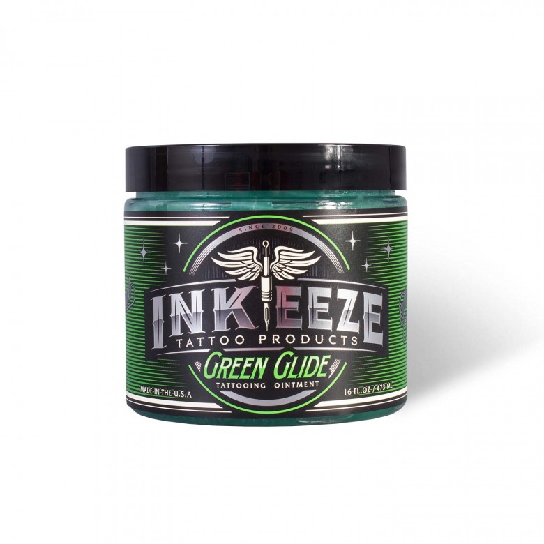 INKEEZE Green Glide Tattoo Unguento per Tatuaggi – 480ml