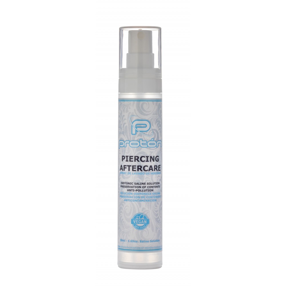 	Proton Piercing Aftercare - Soluzione salina isotonica - Sistema Airless - 50 ml - 1,69 Oz. Pack 01 pezzi.