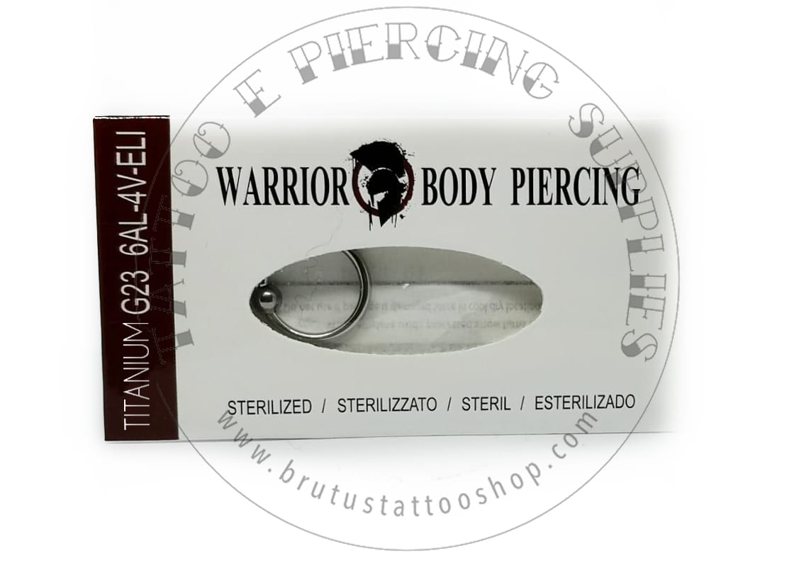  Piercing Ball Closure sterili  in Titanio G23