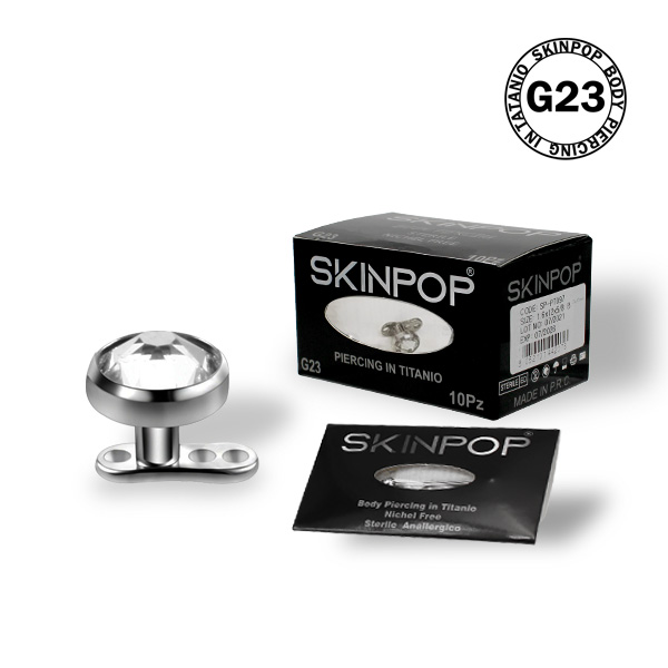 MICRODERMAL IN TITANIO STERILE SKINPOP 1.6 x 2 x 3 conf. 1pz