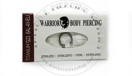 	Circular Barbell Warrior in Titanio sterile misura 1.6 x 08 x 3 Conf. 10 pz