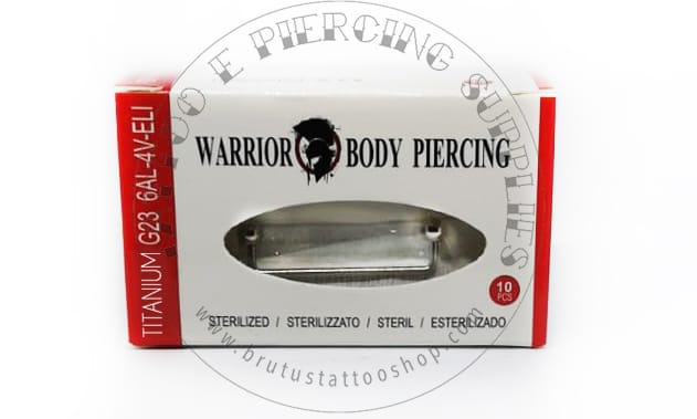 Barra Surface Warrior sterile in Titanio misura 1.6 x 25 x 5