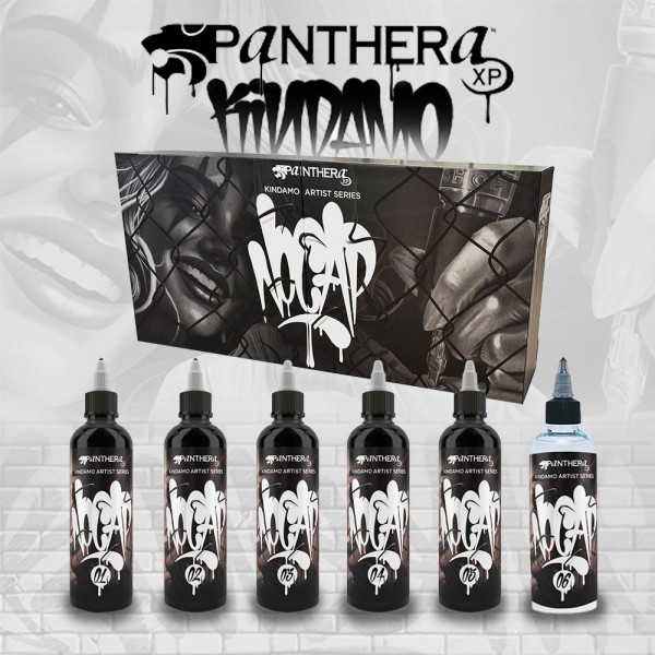 Panthera Kindamo Tattoo ink set – 6 x 150ml