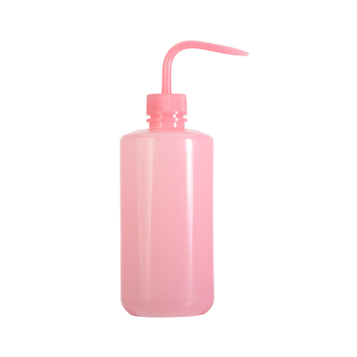 SPRUZZETTA  di plastica per risciacquo/lavaggio rosa 500 ML 