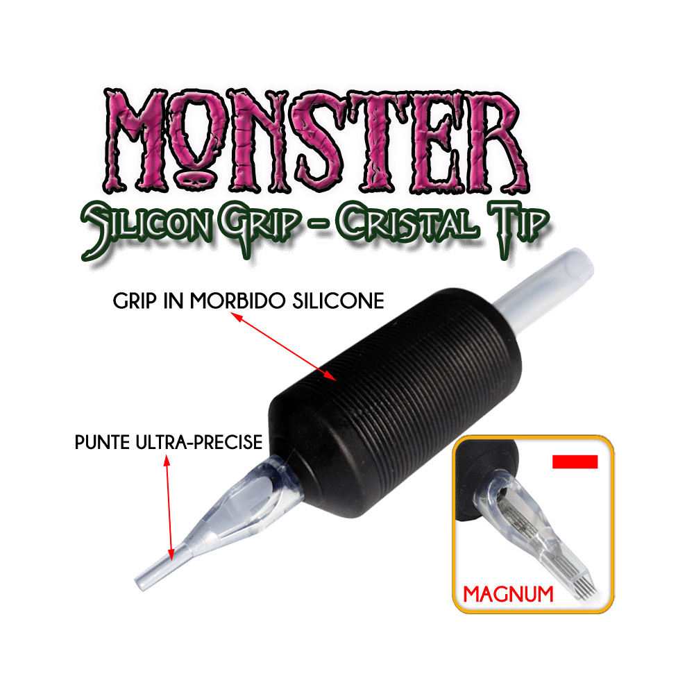 TUBI MONOUSO MONSTER 11 MAGNUM /FLAT Ø 25 MM CONF 25 PZ