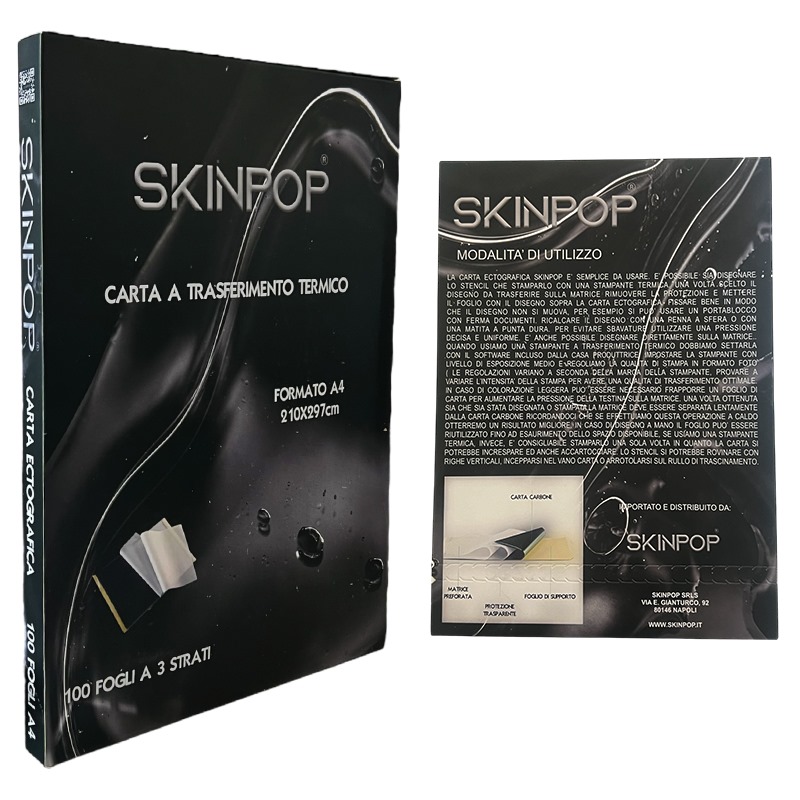 Carta Ectografica  SKINPOP  per Stampante Termica Conf.05 foglio