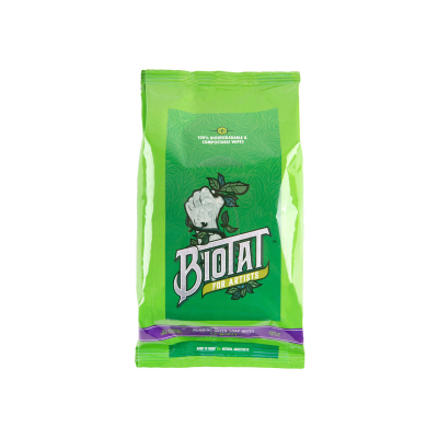 BIOTAT NUMBING GREEN SOAP WIPES