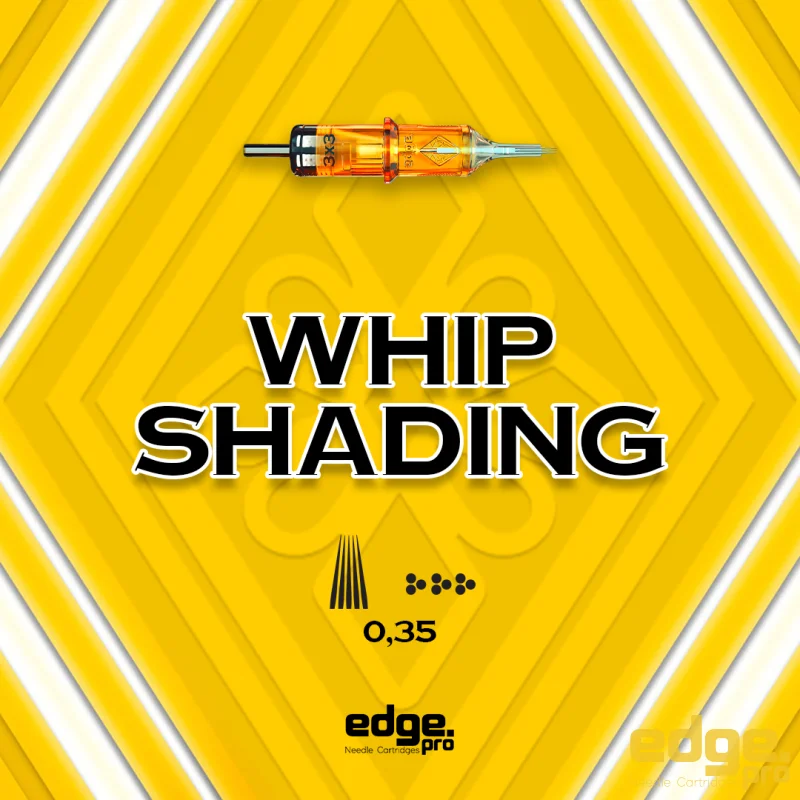 EDGE.PRO ROUND 3 x 3 LINER EXTRA LONG TAPER WHIP SHADING Ø 35 MM