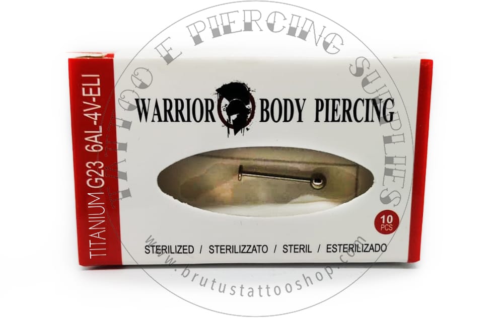  Piercing Labret Titanio G-23 sterili