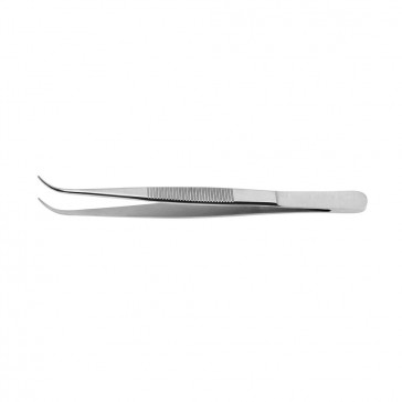 Pinzetta Curva per Manicure, cm 14, Acciaio Inox  PINZETTA CURVA PER MANICURE, CM 14, ACCIAIO INOX